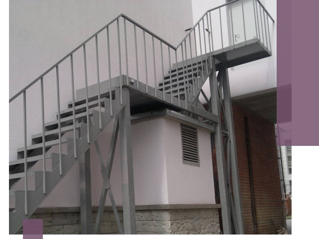 Монтаж пожарных лестниц под ключ в Новочеркасске с гарантией качества