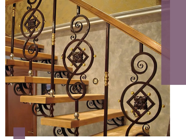 Изготовление кованых лестниц под ключ в Новочеркасске