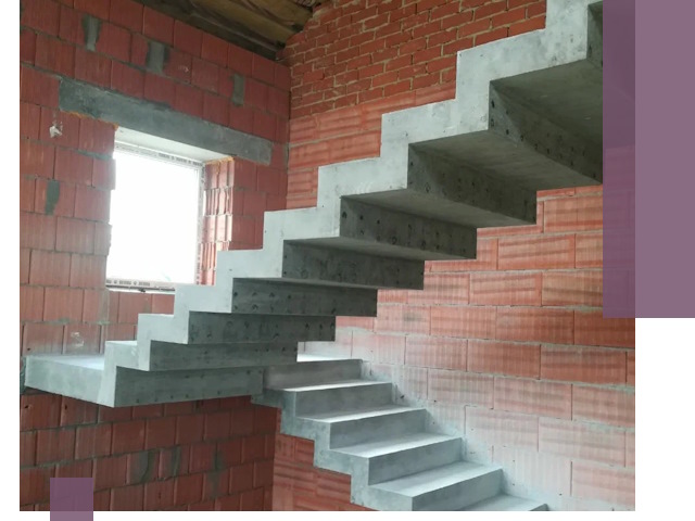 Бетонные лестницы под ключ в Новочеркасске: монтаж, демонтаж, ремонт