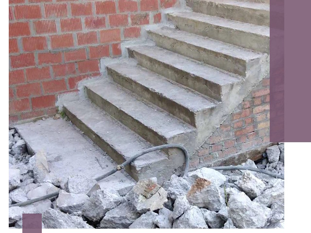 Демонтаж бетонных лестниц в Новочеркасске: быстро и безопасно