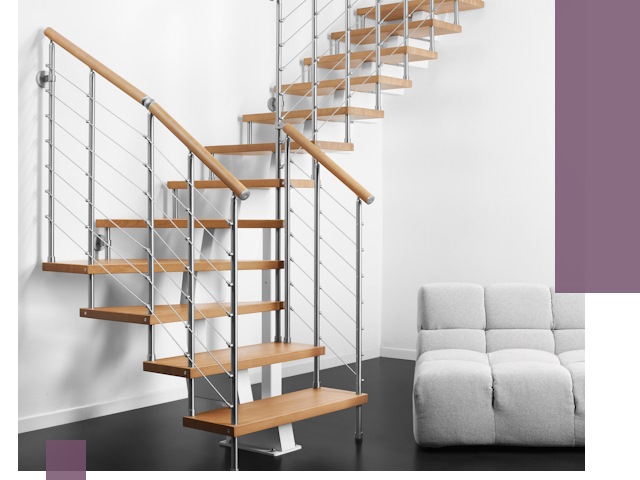 Модульные лестницы под ключ в Новочеркасске — монтаж и изготовление