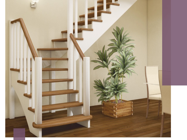 Г-образные лестницы под ключ в Новочеркасске — изготовление и монтаж