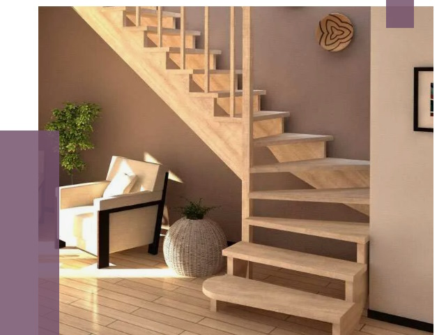 Изготовление Г-образных лестниц в Новочеркасске от 18933 руб. 