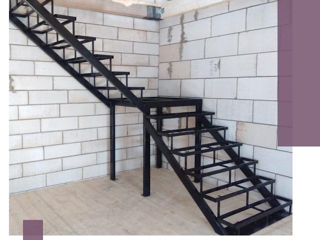 Лестницы на металлокаркасе под ключ в Новочеркасске — изготовление и монтаж