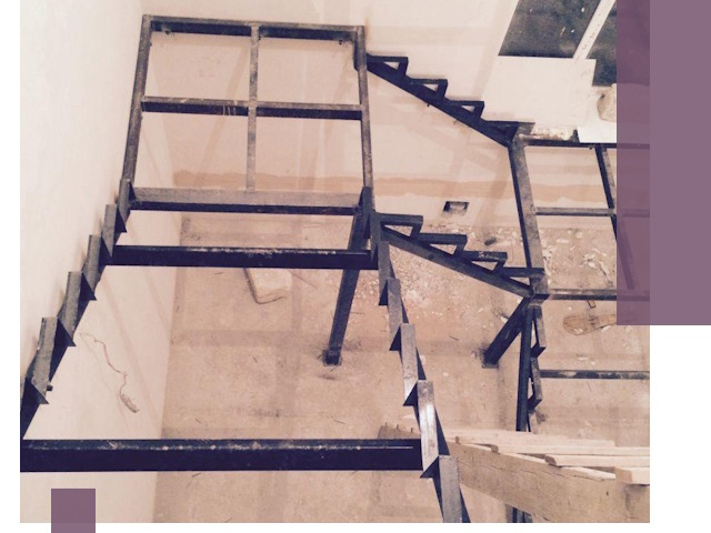 Монтаж лестниц на металлокаркасе в Новочеркасске быстро и качественно