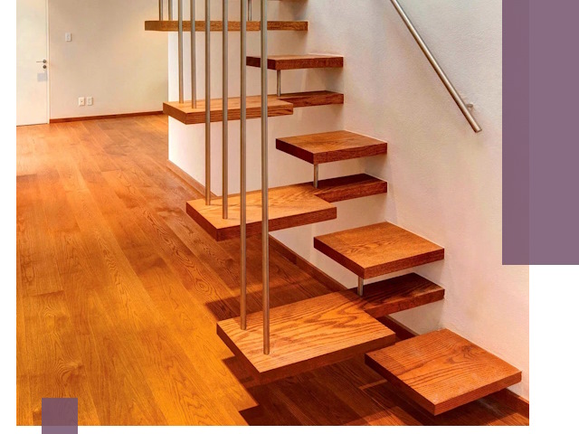 Лестницы «гусиный шаг» на заказ в Новочеркасске для узких пространств