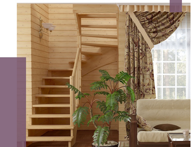 Лестницы для дачи в Новочеркасске от 75987 руб.  | ПРОЛЁТ-Нвч