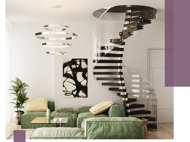 Лестницы для двухуровневой квартиры в Новочеркасске — изготовление и монтаж