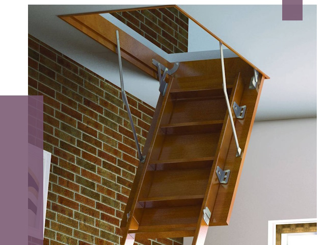 Установка чердачной лестницы в Новочеркасске от 7829 руб. | ПРОЛЁТ-Нвч