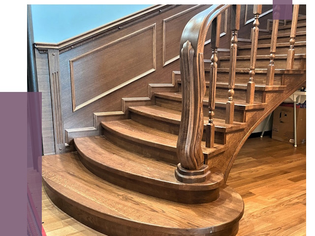 Дубовые лестницы под ключ в Новочеркасске от 176537 руб. — ПРОЛЁТ-Нвч