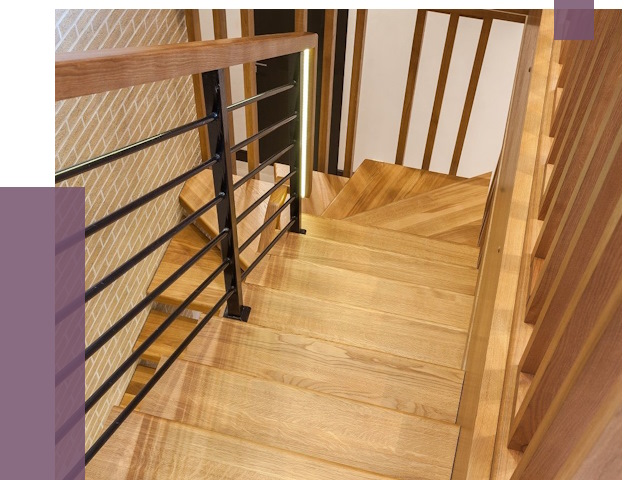 Лестницы из ясеня в Новочеркасске под ключ от 10029 руб. 