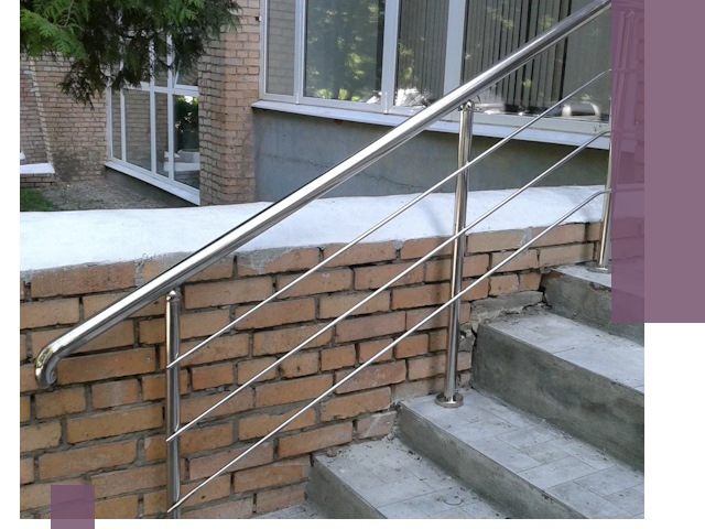 Перила из нержавеющей стали высокого качества в Новочеркасске