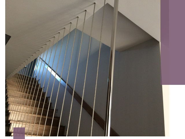 Тросовые перила под ключ в Новочеркасске — производство и монтаж