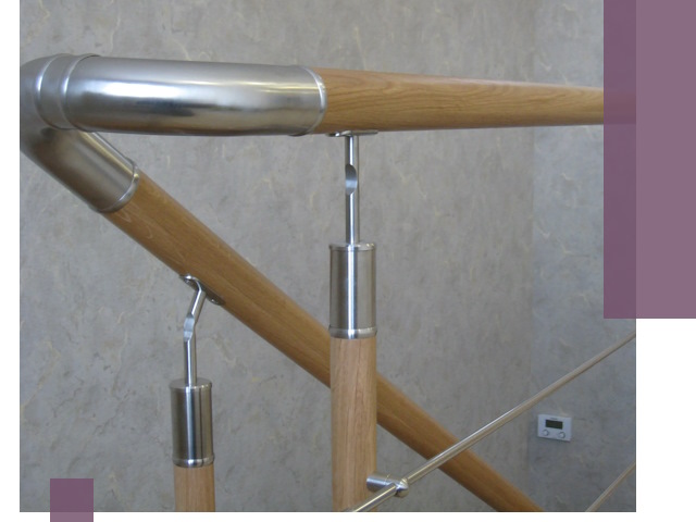 Комбинированные перила на заказ в Новочеркасске — монтаж и производство