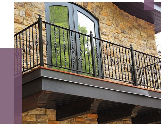 Балконные ограждения в Новочеркасске от 8034 руб. — купить | ПРОЛЁТ-Нвч