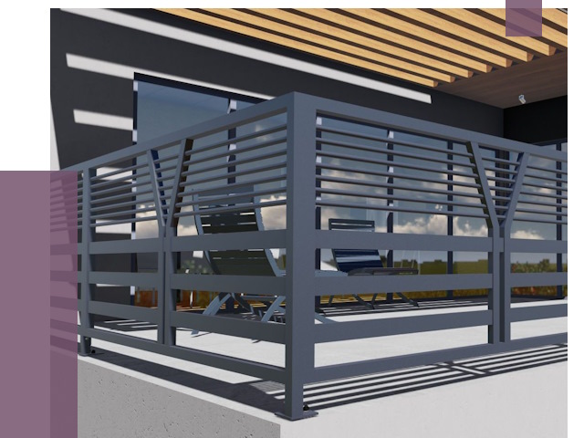 Изготовление балконных ограждений в Новочеркасске от 10746 руб. | ПРОЛЁТ-Нвч