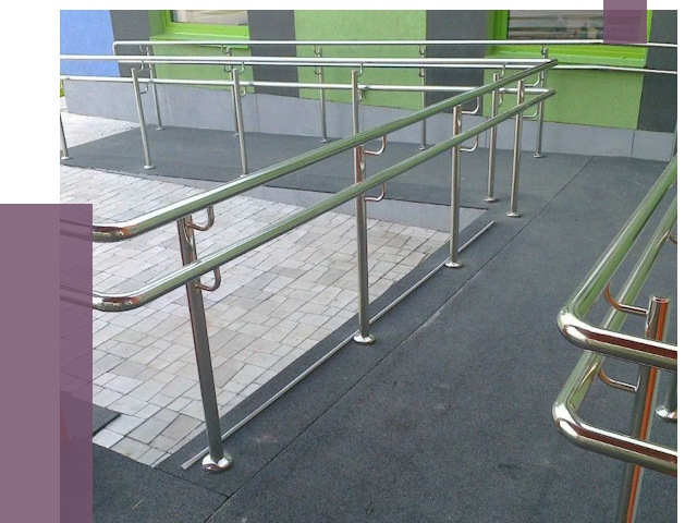 Ограждения пандусов в Новочеркасске от 4349 руб. монтаж | ПРОЛЁТ-Нвч