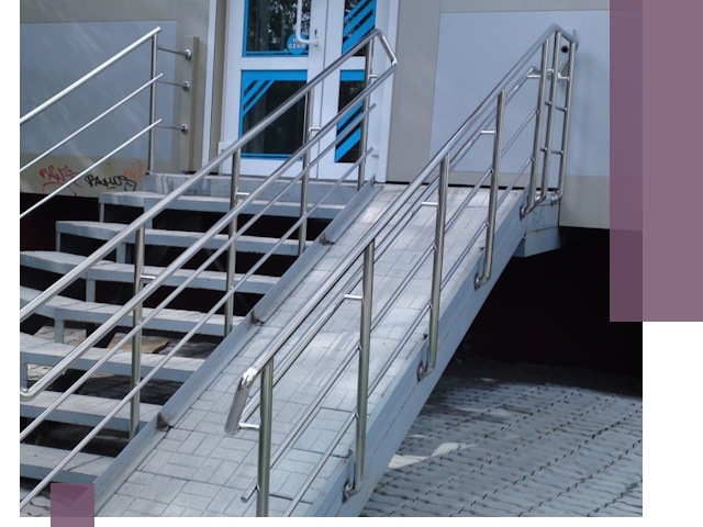 Пандус на крыльцо под ключ в Новочеркасске: монтаж и изготовление