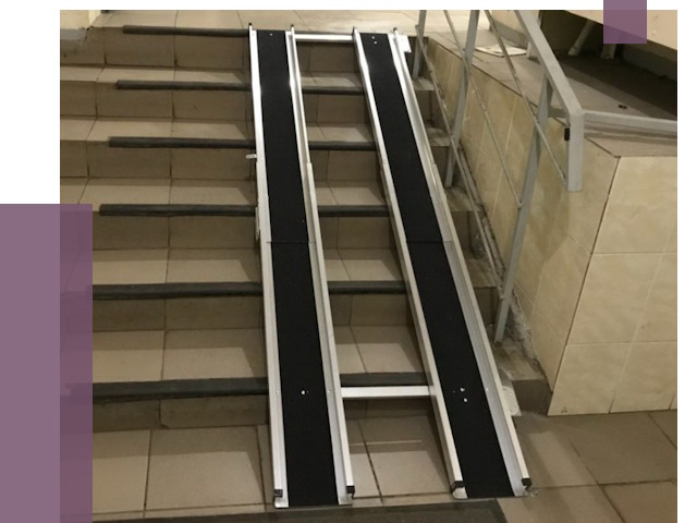 Установка пандуса в подъезд в Новочеркасске от 7983 руб. под ключ | ПРОЛЁТ-Нвч