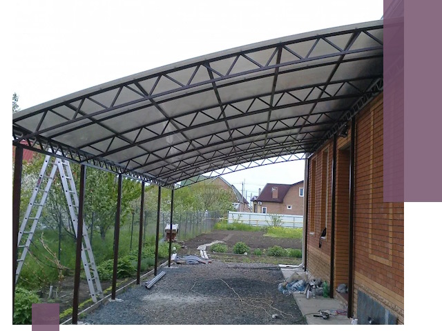 Профессиональный монтаж навесов под ключ в Новочеркасске