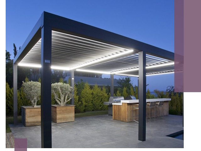 Навесы отдельно стоящие под ключ в Новочеркасске из металла и поликарбоната