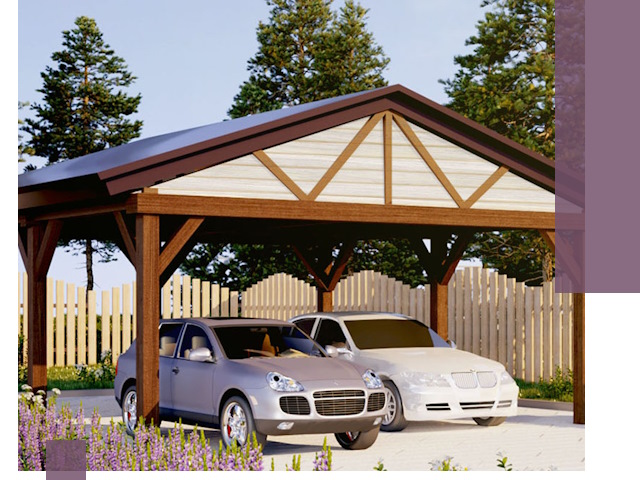 Навесы для автомобиля в Новочеркасске — изготовление и монтаж