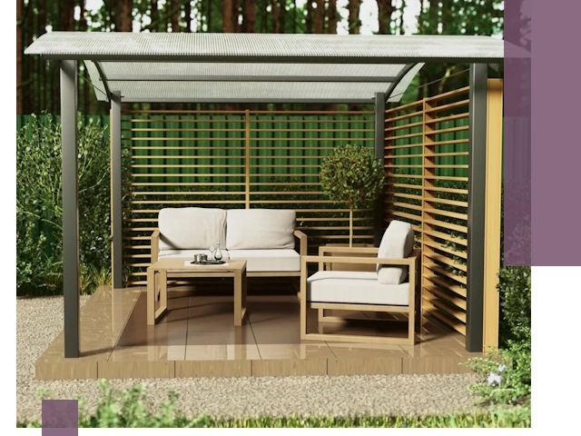 Навесы для дачи в Новочеркасске: изготовление, монтаж и демонтаж