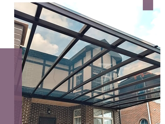 Навесы из поликарбоната в Новочеркасске от 8617 руб. под ключ — ПРОЛЁТ-Нвч