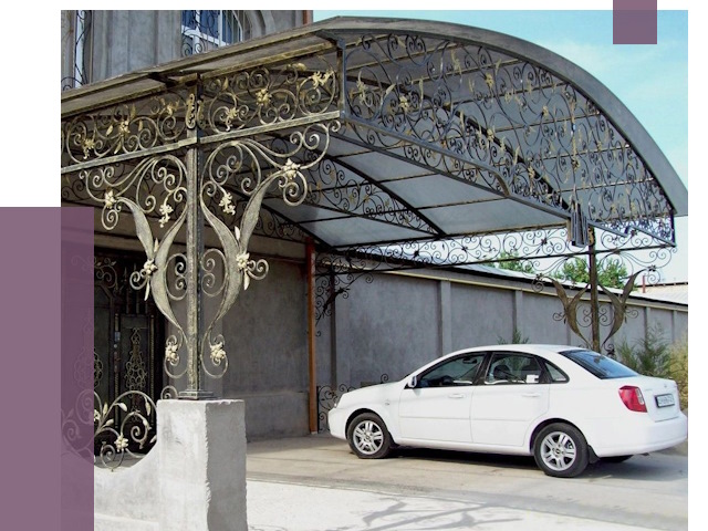 Кованые навесы в Новочеркасске от 14583 руб. | ПРОЛЁТ-Нвч