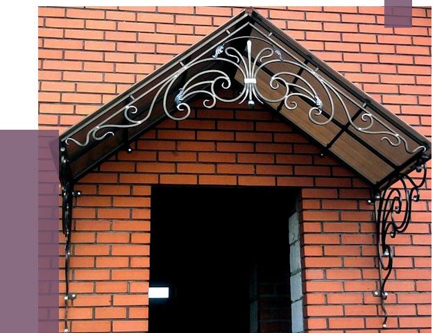 Металлические козырьки в Новочеркасске от 10695 руб. 