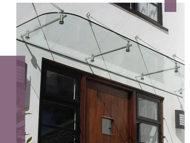 Стеклянные козырьки в Новочеркасске от 18933 руб. | ПРОЛЁТ-Нвч