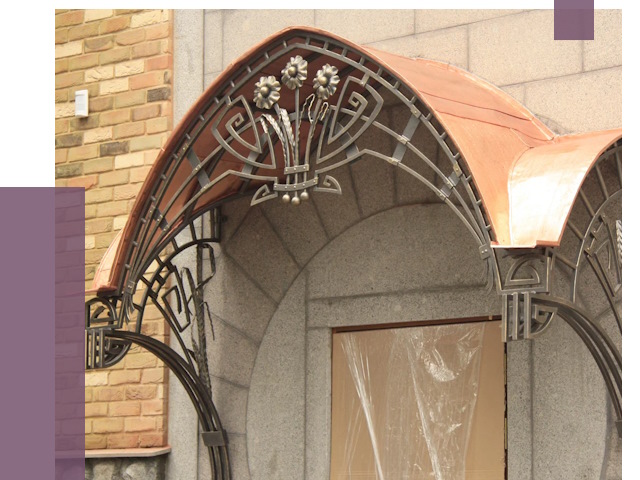 Арочные козырьки в Новочеркасске от 14583 руб. 