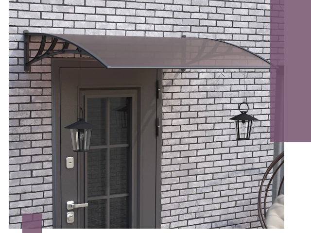 Недорогие козырьки и навесы под ключ в Новочеркасске