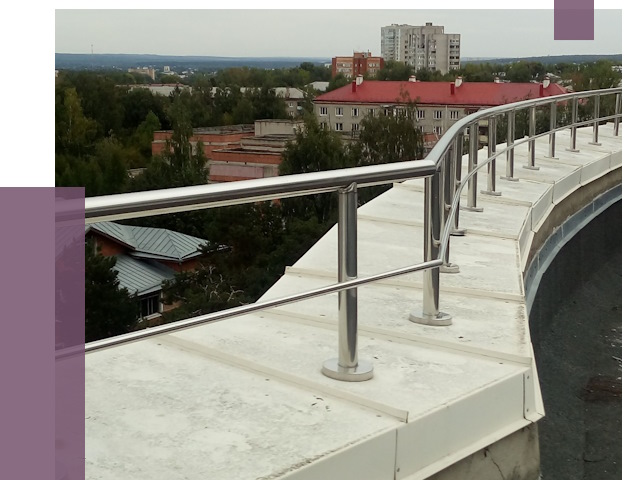 Парапеты и ограждения кровли в Новочеркасске от 4963 руб.