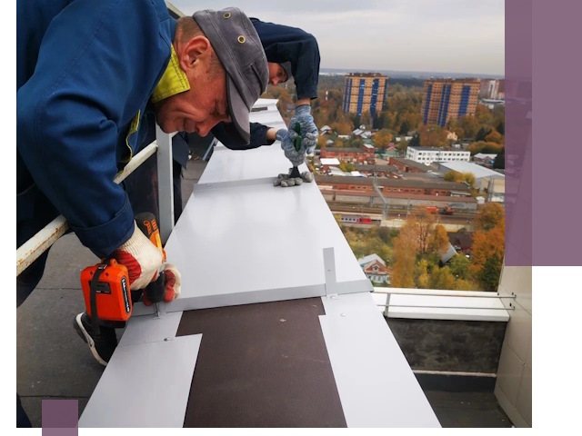 Монтаж парапетов в Новочеркасске — установка прочных металлических ограждений