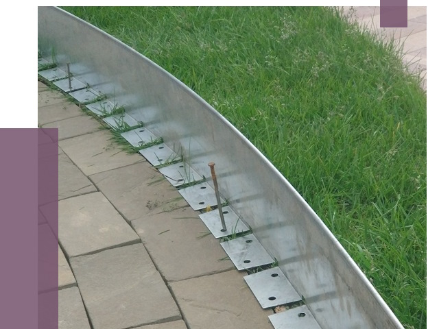 Металлические бордюры для тротуаров в Новочеркасске от 8699 руб.