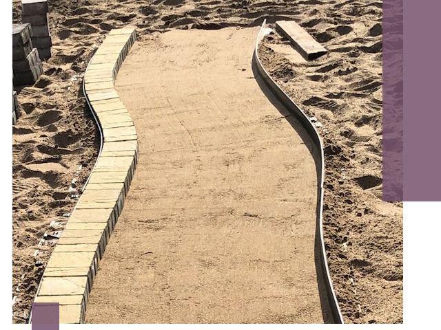 Металлические бордюры для тротуаров в Новочеркасске — прочные и долговечные