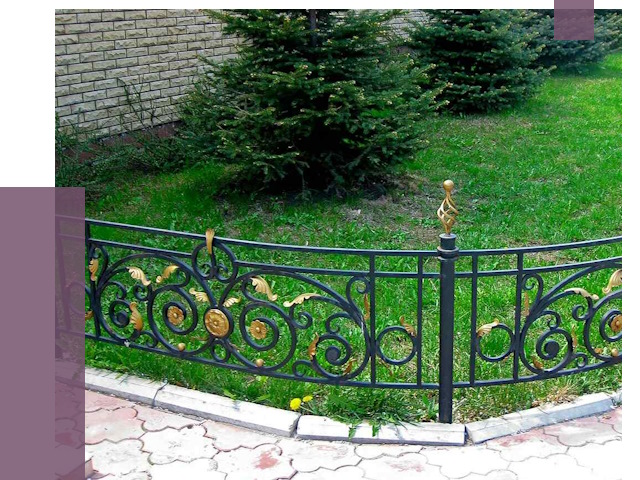 Кованые газонные ограждения в Новочеркасске от 7624 руб. — ПРОЛЁТ-Нвч