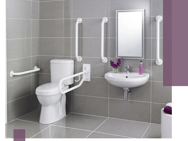 Поручни для санузлов в Новочеркасске: установка, ремонт и монтаж